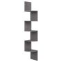 Hazlo Adolus Bookcase 6 Tier Bookshelve Display - Grey