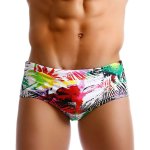 Tropical Colour Print Swimming Trunks