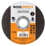 Rockworth Cutting Disc Steel 115X2.5MM 5PACK Livestainable