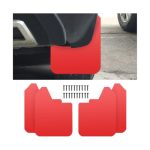 Falvfun Car Mud Flaps Splash Guards 4PCS Bendable & Flexible Vehicle Front & Rear Mudflaps Protection With Screws Automotive Ext