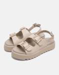 New Alicante Tonal Beige Sandals - UK8 Brown