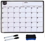Magnetic Refrigerator Dry Erase Calendar Monthly Study Check-in Planner