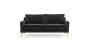 Astha 2-SEATER Couch Velour Dark Grey - Velour Dark Grey