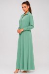 Ladies Madilyn Maxi Full Length Button Down Shirt Dress