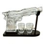 Whiskey Decanter Set Whiskey Gun Decanter With 2 Bullet Glass Gift For Men