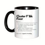 1PC Boss Gift Coffee Mug Co-worker Gift Friendsgiving Christmas Gift Gift For Him Funny Mug - 11OZ 15OZ Ceramic Coffee Mug