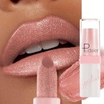 Pudaier Sparkling Glitter Lipstick - 10 Vibrant Colors Long-lasting Moisture High Pigment Waterproof Suitable For All Skin Types