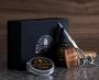 Professional Mens Beard Grooming Kit 7-PIECE Set Boar Bristle Brush Dual-sided Wooden Comb Leave-in Conditioner Oil And Balm Styling Barber Scissors Apron Incl.