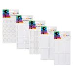 Labels Self Adhesive - 5 Pack