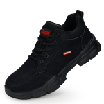 Guyisa Steel Toe Safety Shoes -lightweight Slip-resistant Industrial Shoes - UK5.5