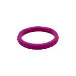 Women's Silicone Stackers - Diamond Pattern - Plum 9