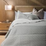 Moss Premium Cotton Quilt Silver - King 250X270CM