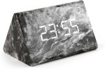 Marble Triangle LED Clock