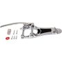 GA409 Electric Guitar Bridge Parts Chrome Finish Durable Metal Perfect Fit