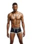 Jockmail Ice Silk Mesh Breathable Boxer Black