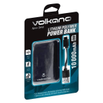 Volkano Nano Series 10000MAH Powerbank Black VK-9010-BK V2