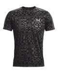 Men's Ua Speed Stride Printed Short Sleeve - Jet Gray Sm
