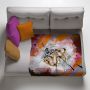 Tiger Construction Light Weight Fleece Blanket By Nathan Pieterse