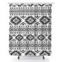 Fabric Shower Curtain For Bathroom Fair Isle Design Bathroom Decor