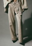 Baggy Wide Low Jeans - Beige