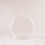 Glass Vase - Large Circle - 13CM Height