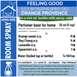 Spray Recipe Synergy - S.o.s. Bathroom Deo Orange Provence - Happy Home Collection