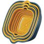 Colander Bowl Three-layer Draining Vegetable Washing Basket