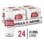 STELLAR Stella Artois Premium Lager Beer 24 X 410ML