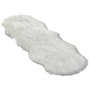 Faux Fur Rug 60CM X 1.8M - White Grey