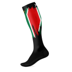 Sa Splash Black Knee High Socks - Medium