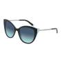 Tiffany 55 Sunglasses For Women In Black & Blue - Black & Blue