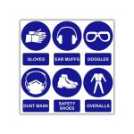 Ppe Pictures With Words Safety Sign M100