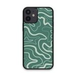 Custom Printed Tpu Cases - Apple Iphone 12 Pro Max & 39 Green Wavy& 39 By