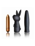Rocks-off Silhouette Dark Desires Kit Includes 1 X Rabbit Vibrator 1 X Bullet Vibrator 1 X Wand Vibrator