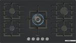 Bosch Series 6 Gas Hob 90 Cm Tempered Glass Black PPQ9B6I40M