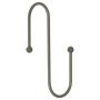 Hook/rack - Curl For Coats/hats/scarves/kitchen/bathroom - Steel-grey