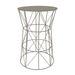 Diamond Side Table - Light Grey Ferro Tex