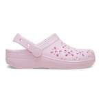 Classic Floral Cut Out Clog Toddler Age 1-5 - Pink Milk C10