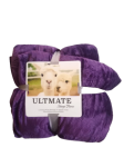 Smte Ultimate Sherpe Throw Purple With Keychain