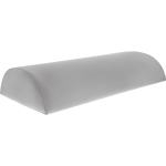 Bolster Cushion Semi-round Large White 22 X 11 X 66CM
