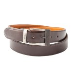 Reversible Belt Genuine Leather - 5279 - Chocolate And Cognac
