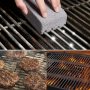 Sustainable Grill Cleaning Brick - Stain Remover For Bbq Grills & Flat Tops Kitchen Stove Scrubber No Power Needed Essential Home Cleaning Accessory