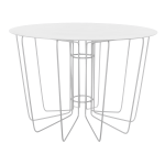 Nested Coffee Table - White Textured