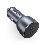 Ugreen Dual Pd Car Charger 50W – Space Grey