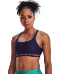 Women's Armour Mid Crossback Sports Bra - Purple Switch XS