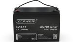 SECURI-PROD BA50-12 12V 100AH Lithium LIFEPO4 Battery Built-in Battery Management System For Protection