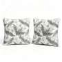 Botanical Fern Print Cushion Covers - Set Of 2