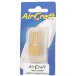 AirCraft Hose Tail Connector Brass 1 4"FX8MM 1PC