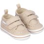 Made 4 Baby Boys Beige Sneaker Soft Sole 3-6M