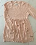 Earth Child Pink Ribbed Dress 7Y